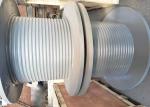5 Layers 200m Capacity Steel Cable Drum Hydraulic For Assembling Winches