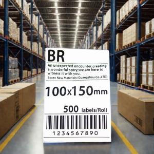 Wholesale 100x150 Size Logistics and Express Sheet 50*37*24mm Box Gauge for Packaging Labels from china suppliers