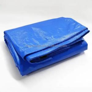 Wholesale Outdoor-Agriculture LDPE Coating Blue Poly Tarpaulin Sheet with Waterproof Cover from china suppliers