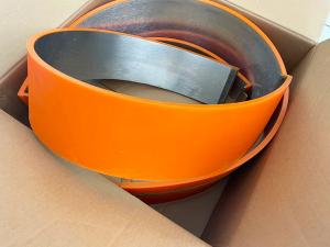 Wholesale Polyurethane Material Orange Rotary Die Cut Anvil Covers Anti Scratches from china suppliers