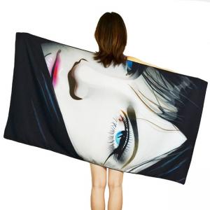 Wholesale Double Side Microfiber Extra Large Beach Towels Personalised Character Towels Dry Fast from china suppliers