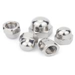 Carbon Steel Black Zinc Plating Ball Head Copper Cap Nut for Heavy-Duty