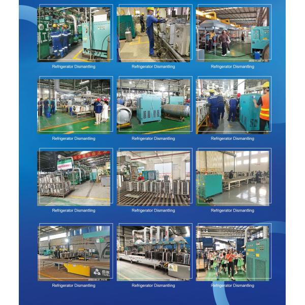 R32 R1234ze R134a R410A 10HP Refrigerant Recovery Machine With 3000L Storage Tank