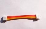 colourful PE cable for electronic toy PH2.0 leadwire 4 pin flat cable