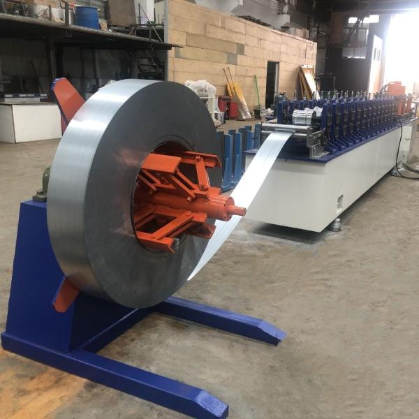 7.5KW Hydraulic Shutter Door Roll Forming Machine Punching Galvanized Metal