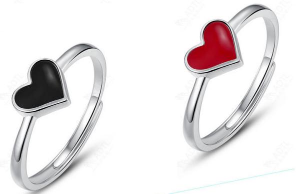 Quality Korean Fashion 925 Silver Love Ring for sale