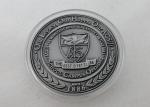 2D or 3D Personalized Coins / School Campus Coin with Antique Silver, Anti