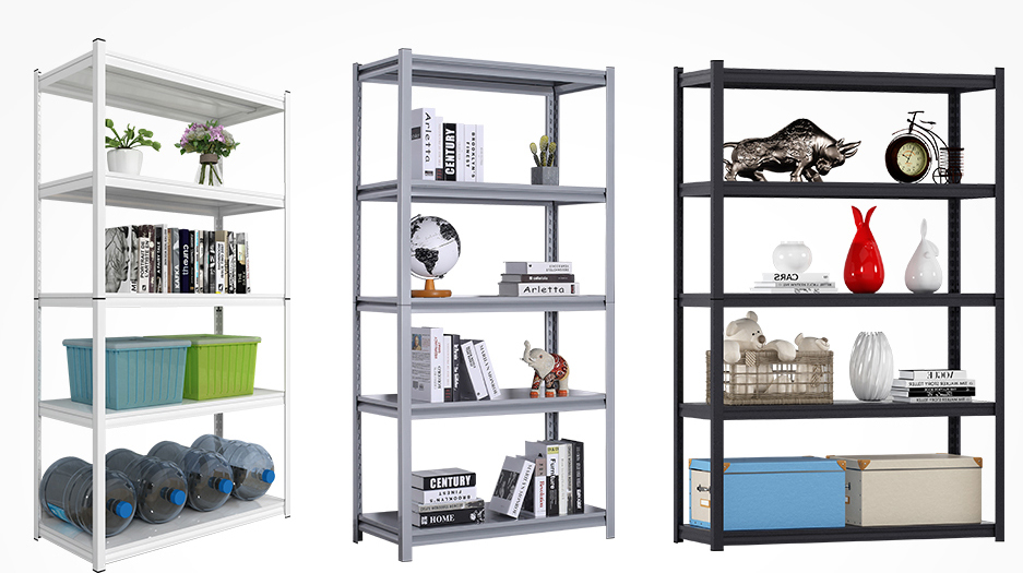 light duty slotted angle iron storage racks for home / office