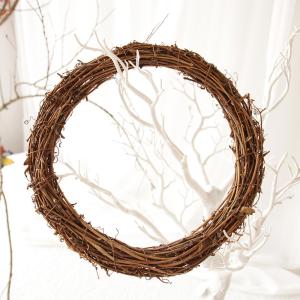 Wholesale Festive Window and Door Hanging Rattan Ring Artifi for 35cm Natural Grapevine Wreaths from china suppliers