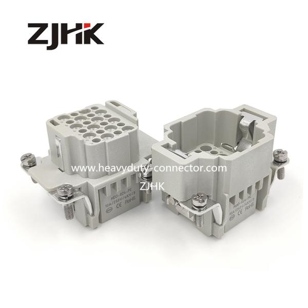Crimp Insert Heavy Duty Multi Pin Connector Female And Male Replace Han Dd 24 Pos