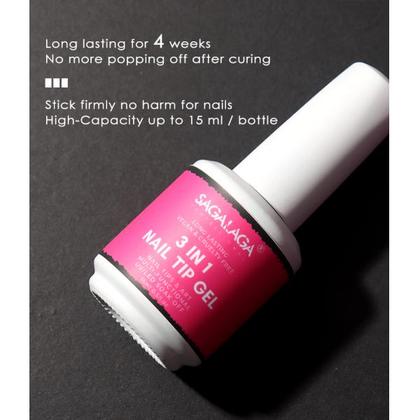 Upgrade Your Nail Game with 85G Capacity Tip Glue Gel X Nail Extension Tips Full Cover Kit and Private Logo Nail Gel Kit