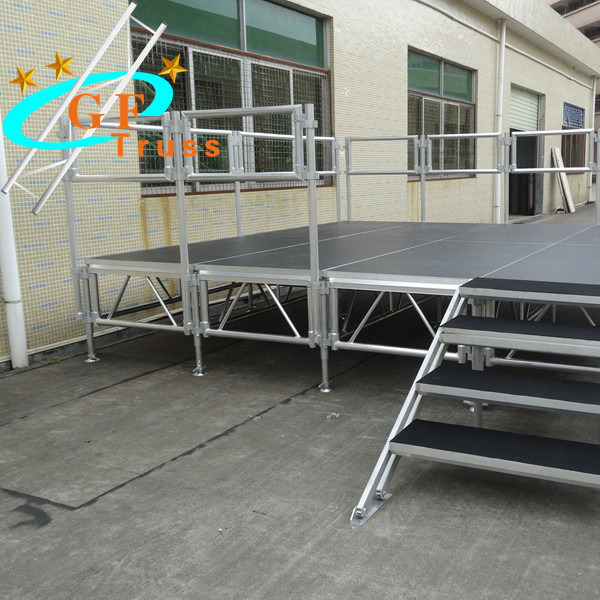 Aluminum outdoor stage portable truss