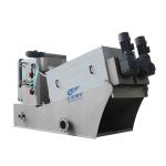 3.7kw Volute Sludge Screw Filter Press Machine SUS304 2050 * 750 * 1200