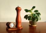 Rubber Classic Wood Salt And Pepper Grinder Set Perfect Addition To Your Cooking