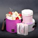 ECO - Friendly Recycled Luxury Paper Gift Box Flower Packing Classic Style