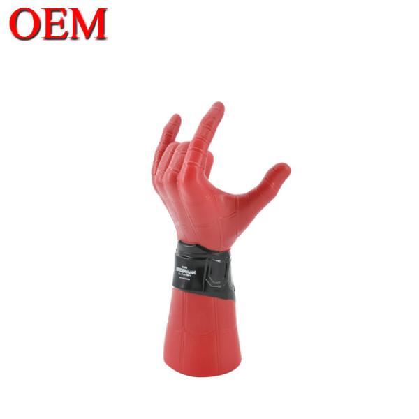 Custom Spider-Man 3D Model Bottle OEM Character Shape Straw Cup Made ABS 50oz Cup Factory