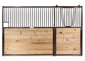 Wholesale Luxury European Horse Stalls With Sliding Doors Solid / Grilled Divider from china suppliers