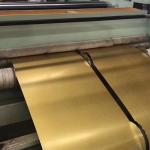 AZ70 Coating Aluzinc Coil Golden AFP Galvalume Steel For Stone Coated Roof Tile