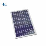 10W Portable Solar Panel Charger ZW-10W-9V Poly Crystalline Glass Laminated