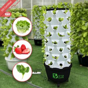 Wholesale 65L vertical hydroponic tower vegetable best hydroponic growing system from china suppliers
