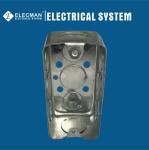 Steel Handy Metallic Outlet Boxes Receptacle For Switch 4"X 2"* 1-1/2"