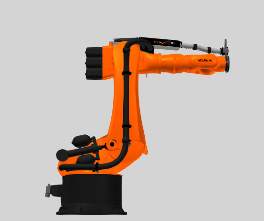 KR280 R3080 Industrial Robotic Arm Custom Robot Pipeline Package Design with 6mm Air Pipe