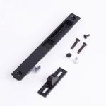 Black Aluminum Sliding Window Latch 182.5×22.5mm Size 66g Unit Weight