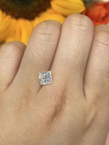 Wholesale 1-1.99Carat Colorless Loose Princess Cut Lab Grown Diamond Studs from china suppliers
