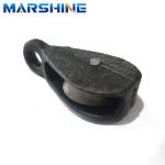 Cable Construction Heavy-Duty Lifting Pulley Snatch Single Sheave Block Full