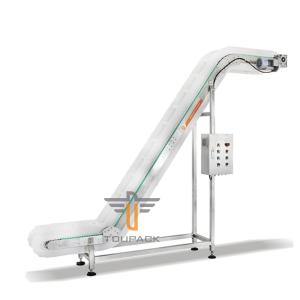 Wholesale 20m/min Nuts Packing Machine Food Grade Cherry Tomato Stainless Steel Swan Neck Tilting Conveyor from china suppliers