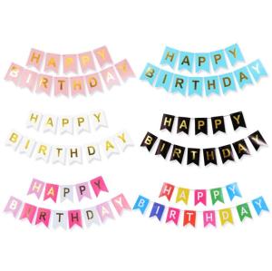 Wholesale 5m Strings Party Decoration Items Fish Tail Banner With Shimmering Gold Letters from china suppliers