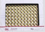 Gold Color Architectural Metal Mesh Stainless Steel 0.5m-2.0m Width