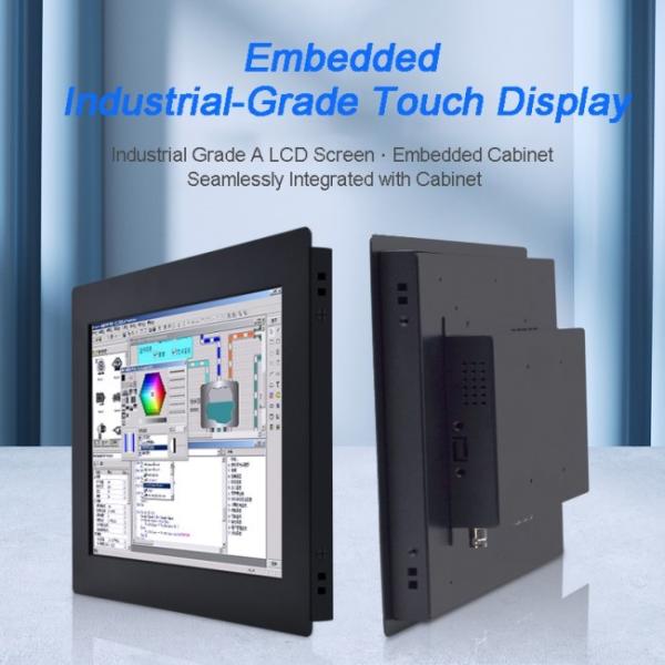 24 Inch High Brightness 1000nits LCD USB DVI Sunlight Readable Embedded Industrial Open Frame Touch Monitor 1000nits Sunlight Readable