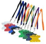 Multi Color Retractable Badge Reel Clip 0.3 - 1.5mm Thickness For ID Card