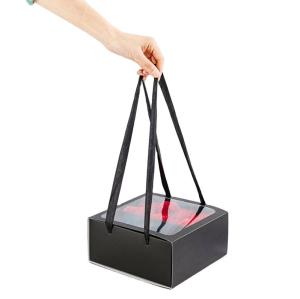 Wholesale Elegant Paper Packaging Boxes for Square Flower Bouquet Gift Elegant from china suppliers