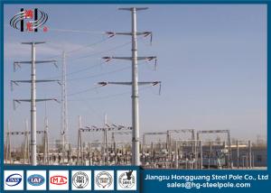 Wholesale Customized 110KV Polygonal Electric Utility Poles Multi-Circuit Angle Type from china suppliers