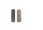 Aluminum Housing Wall Hanging Speakers , Column Speakers PA System Khaki Finish
