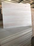 Bleached Paulownia Edge Glued Board For Wood Coffin Cabinet 3mm-55mm