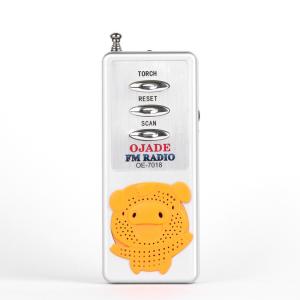 China FM Auto Scan Pocket Radio With LED Light Handheld Fm Radio With 3.5 MM Earphone on sale