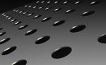 High Tensile Perforated Metal Mesh , 2mm Min Hole Dia Decorative Metal Sheets