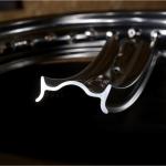 H 1.85-19" 36HOLES 40HOLES Akront Style Valanced Alloy Motorcycle Rims Polished