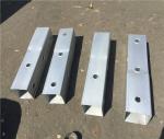 Gauge Perforated Square Tube Steel Fence Posts Q235 Material ASTM A1011 Grade 50