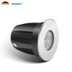 3W 6500K Round SS316L 6500K LED Ground Lights FCC AC240V