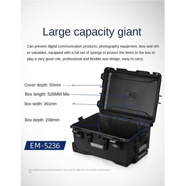 Precision instrument trolley case tool box equipment equipment protective box waterproof moisture-proof pressure-resistant