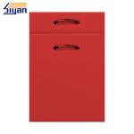 Swing Cabinet Modern Kitchen Cabinet Doors High Glossy Pvc Film Surface