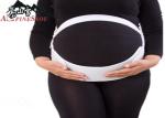 Comfortably Elastic Fish Ribbon Pregnant Women Waist Belt Breathable White Color