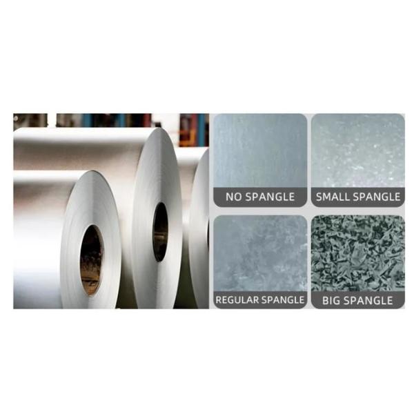 Regular Spangle Galvanized Steel Coils Hot Dipped Zinc Coated Galvanized Steel