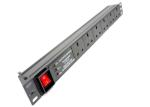 Surge Protected Rack Mount Pdu With Individual Switches , Horizontal Server Rack