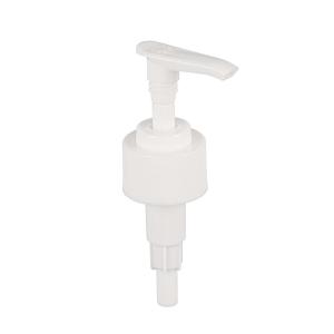 Wholesale Flat Headed Plastic PP Ribbed Screw Lotion Pump Shower Cream Press Dispenser 28/410 from china suppliers