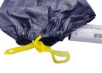 500x600mm 30 Micron 1.2 Mil Recyclable Reusable Bags Drawstring Black Bin Bags